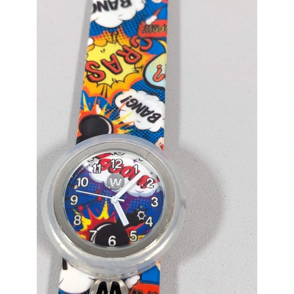 Watchitude Comic Bang Boom Crash Slap Watch Colorful Adjustable‎ Strap